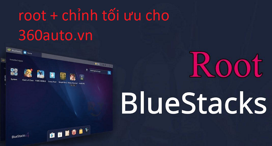 auto root bluestack